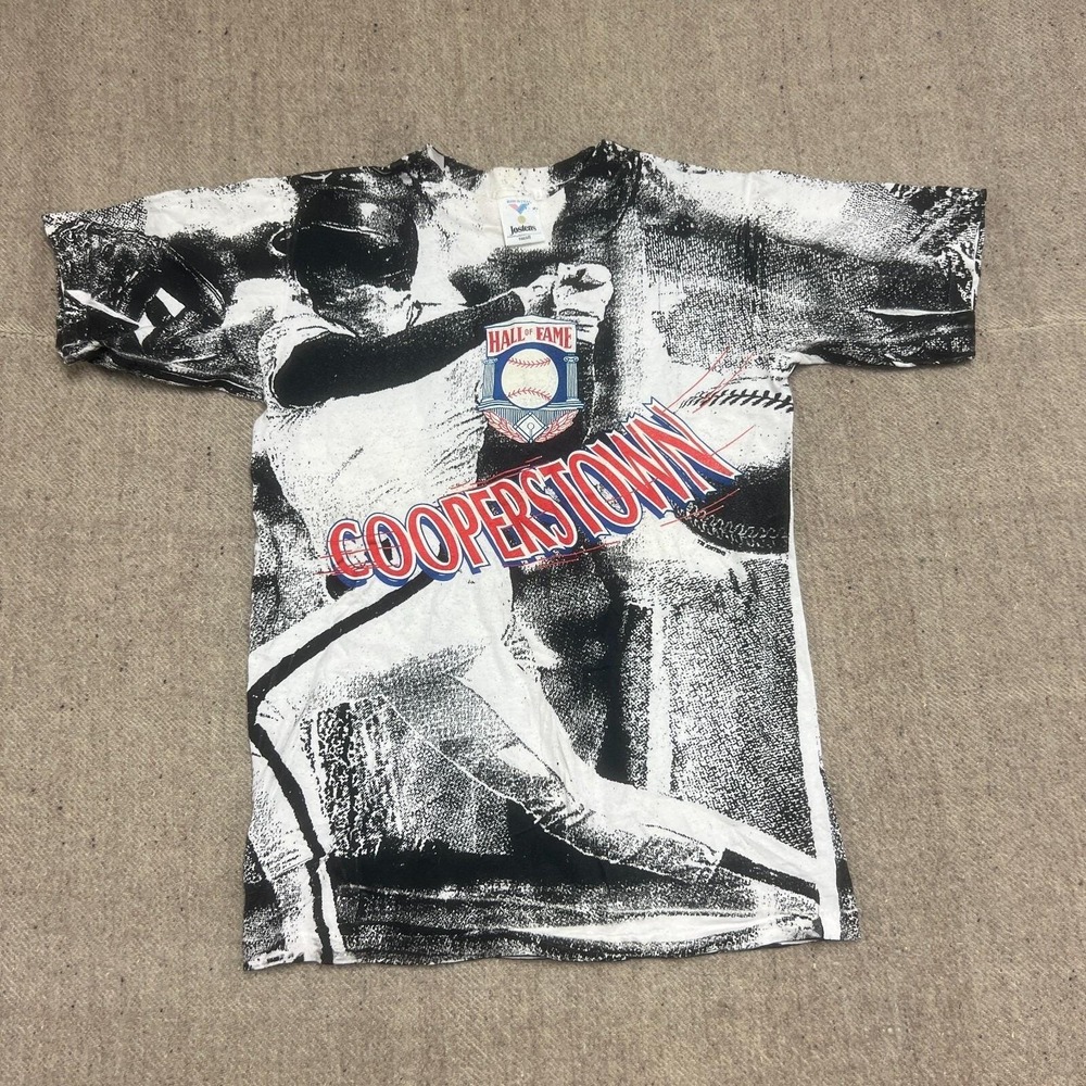 Vintage Cooperstown Baseball Shirt Mens Small White 1990s MLB